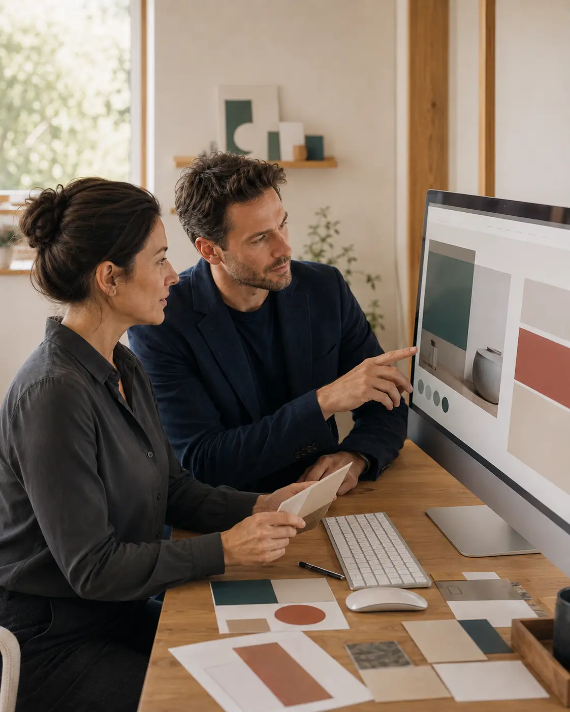 Gemeinsame Arbeit an Positionierung und Webauftritt